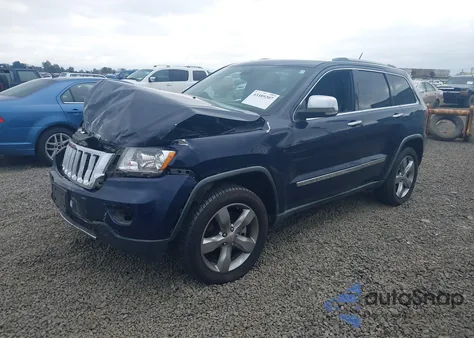 2012 Jeep Grand Cherokee Overland z USA, uszkodzony, nr VIN 1C4RJFCT7CC162109